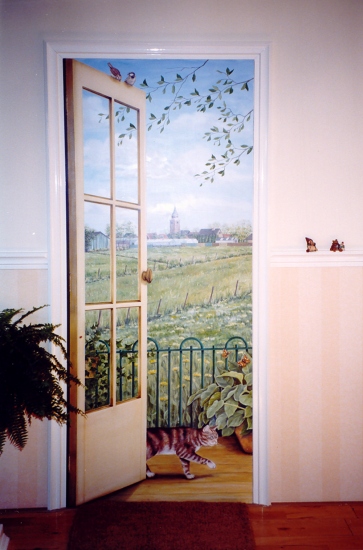 muurschildering rijnsburg